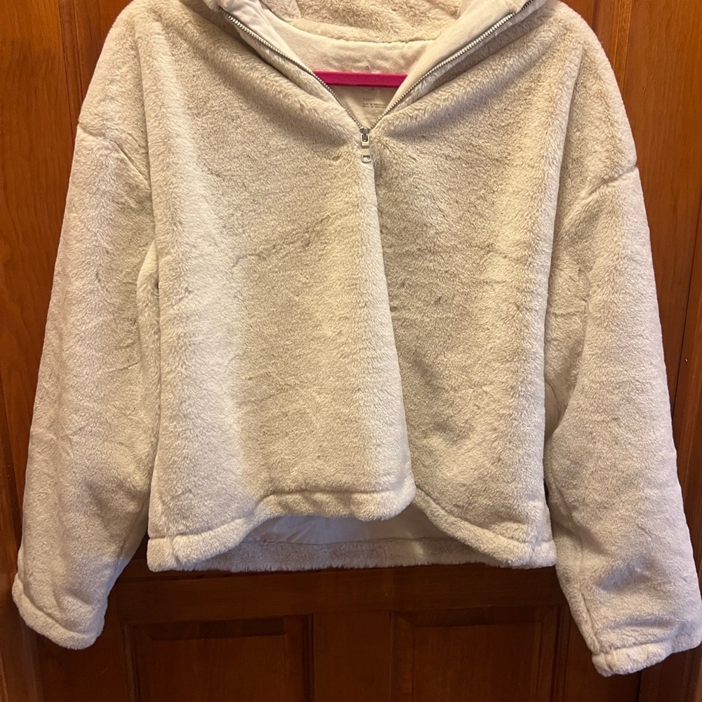 a new day Cream Fleece Half Zip